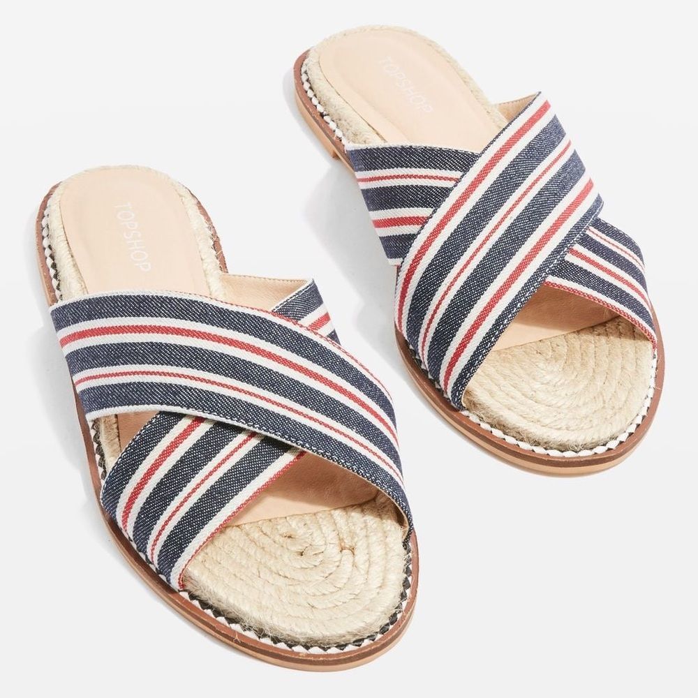 Topshop Hibiscus Espadrille Sandals 7/37